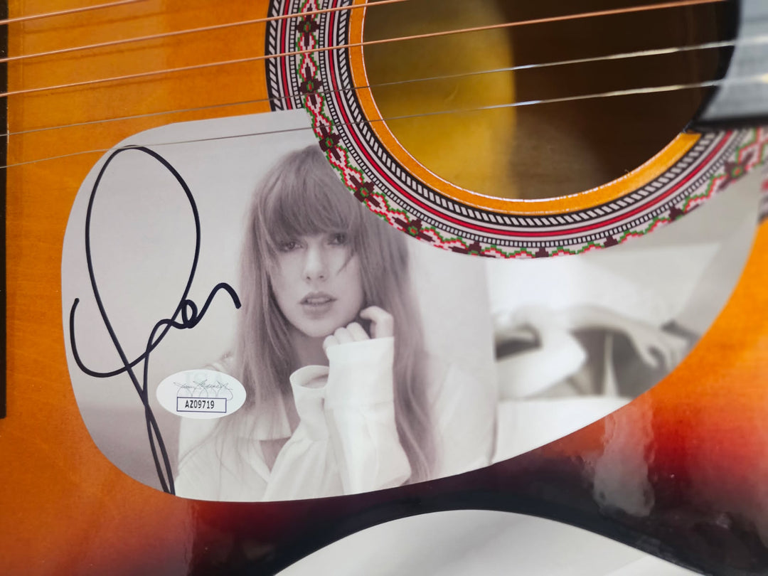 Taylor Swift – Autographed Guitar in Shadowbox - SOLD!