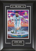 Load and play video in Gallery viewer, Lionel Messi - The GOAT - Framed 3D Holographic