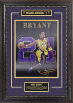 Load and play video in Gallery viewer, Kobe Bryant - Los Angeles Lakers - Framed 3D Holographic with Facsimile Signature
