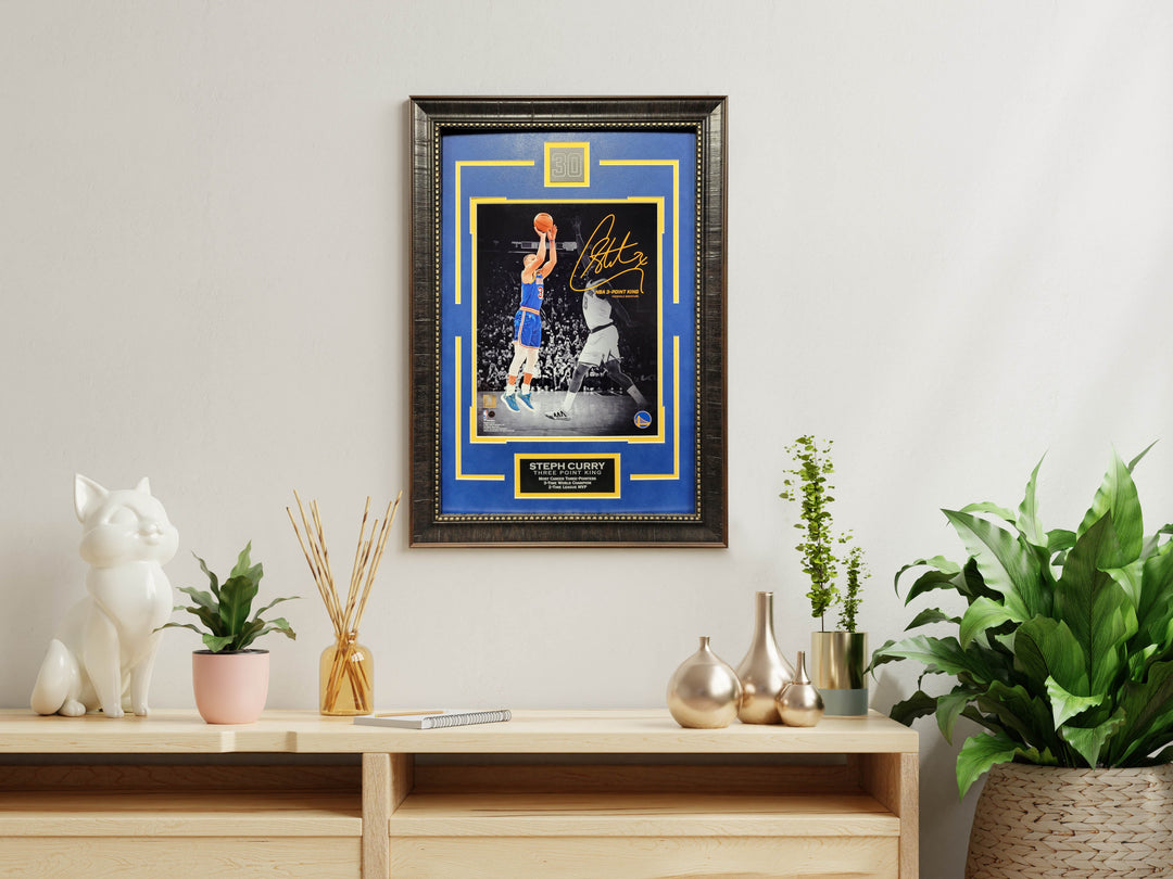 Steph Curry | 3 Point King | Framed Photo