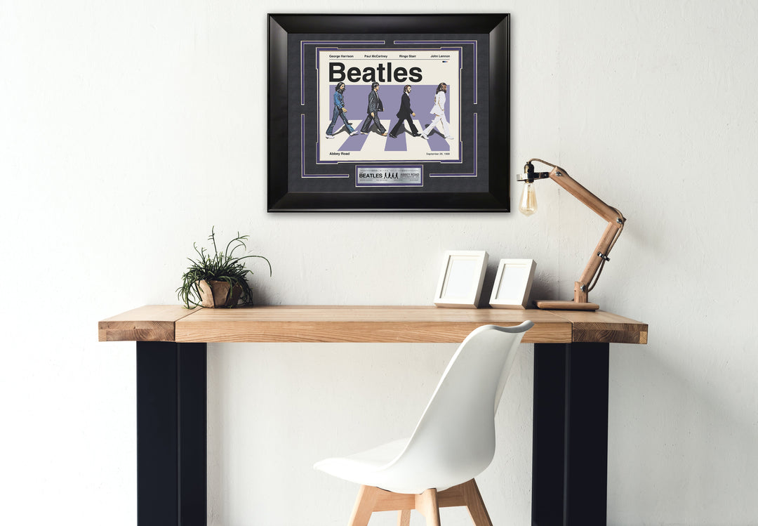 The Beatles - Abbey Road - Mid-Century Art