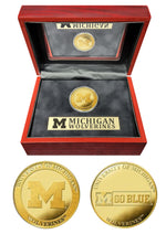 Load image into Gallery viewer, Michigan Wolverines Coin Display