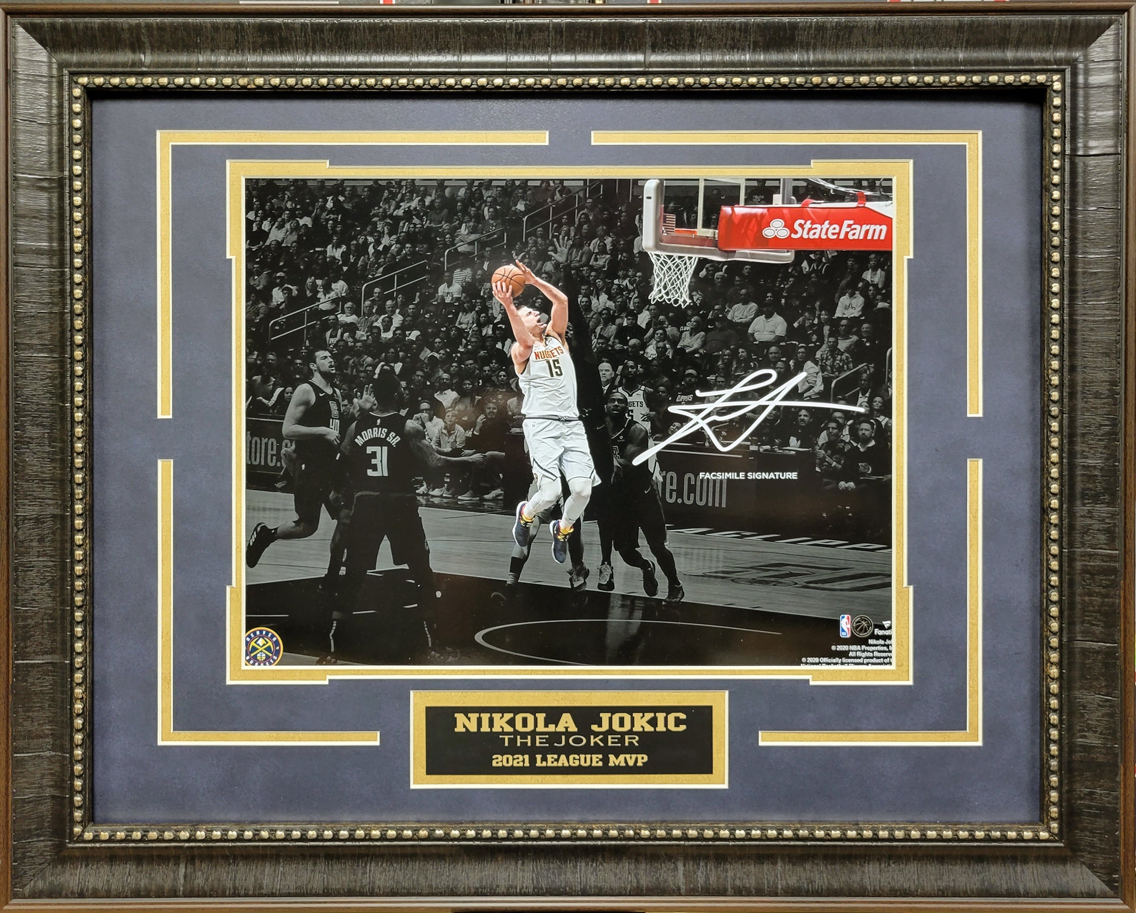 Nikola Jokic  | Spotlight NBA MVP | Framed Photo