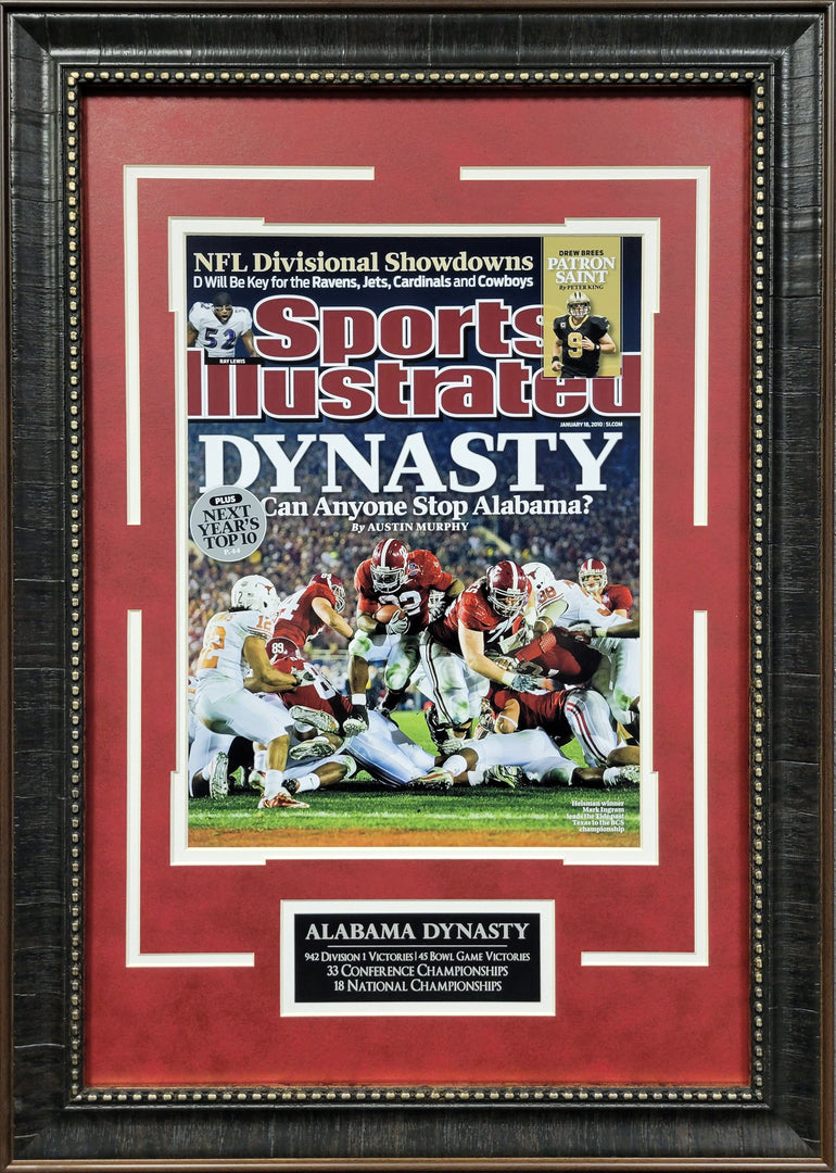 Alabama Dynasty | SI Cover | Framed Photo