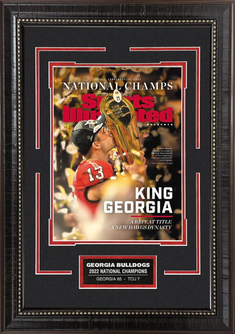 Georgia Bulldogs 2022 Champions - Si Cover (BLACK)