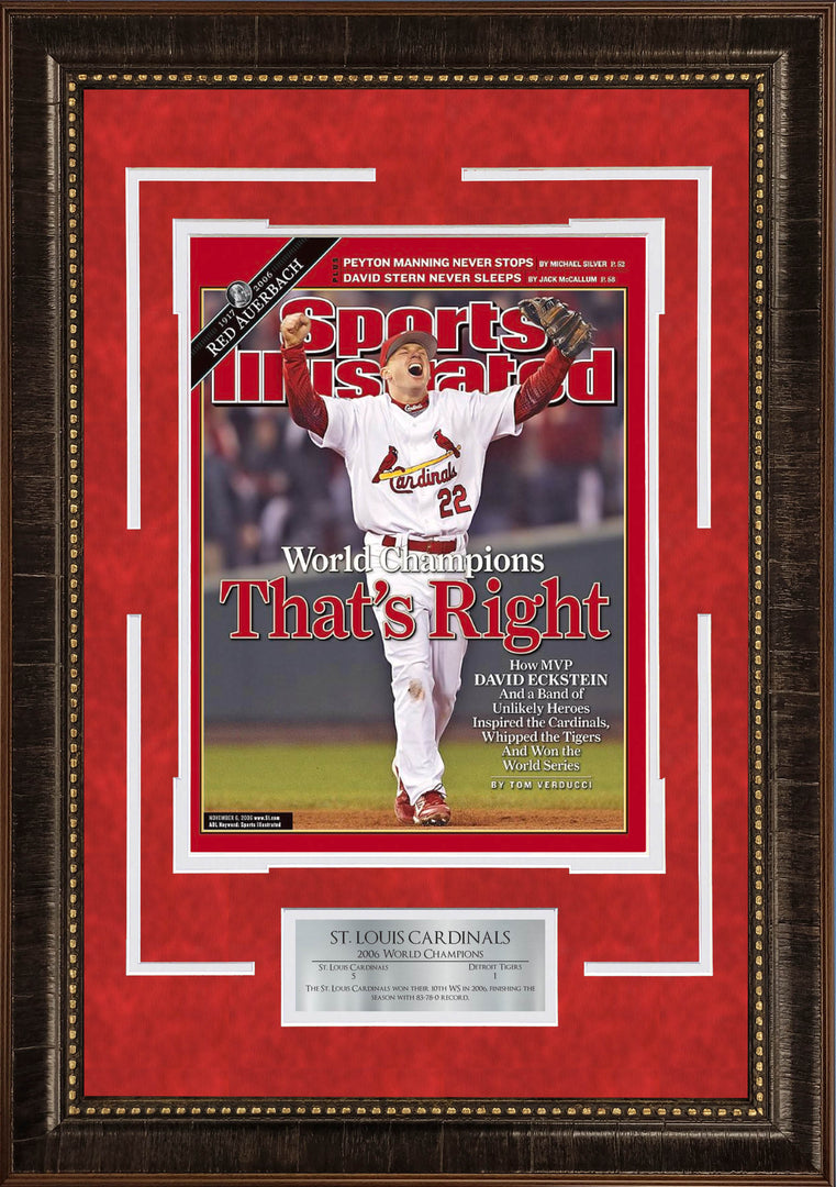 St. Louis Cardinal 2006 WS Champions - Si Cover
