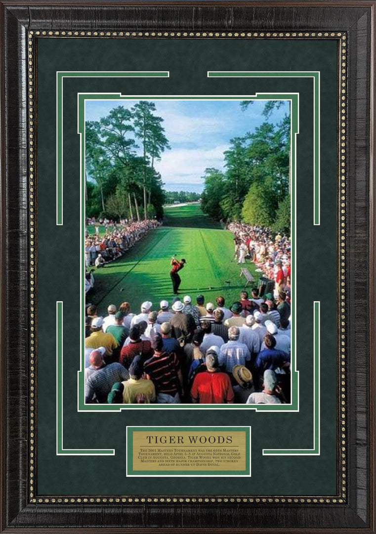 Tiger Woods - 2001 Masters - Tee Off On the 18th