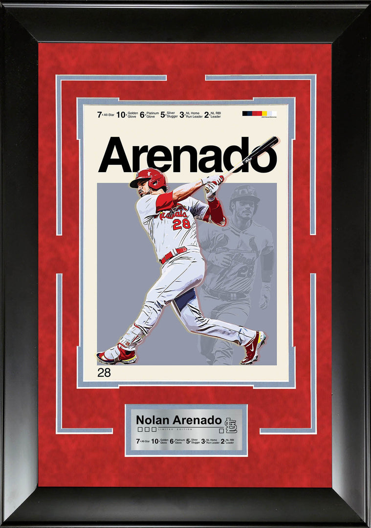 Nolan Arenado - St Louis Cardinals - Mid-Century Art