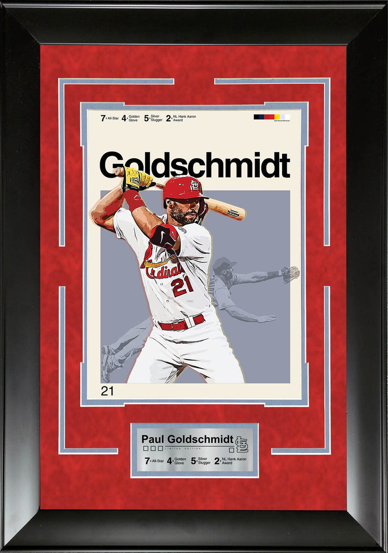 Paul Goldschmidt - St Louis Cardinals - Mid-Century Art