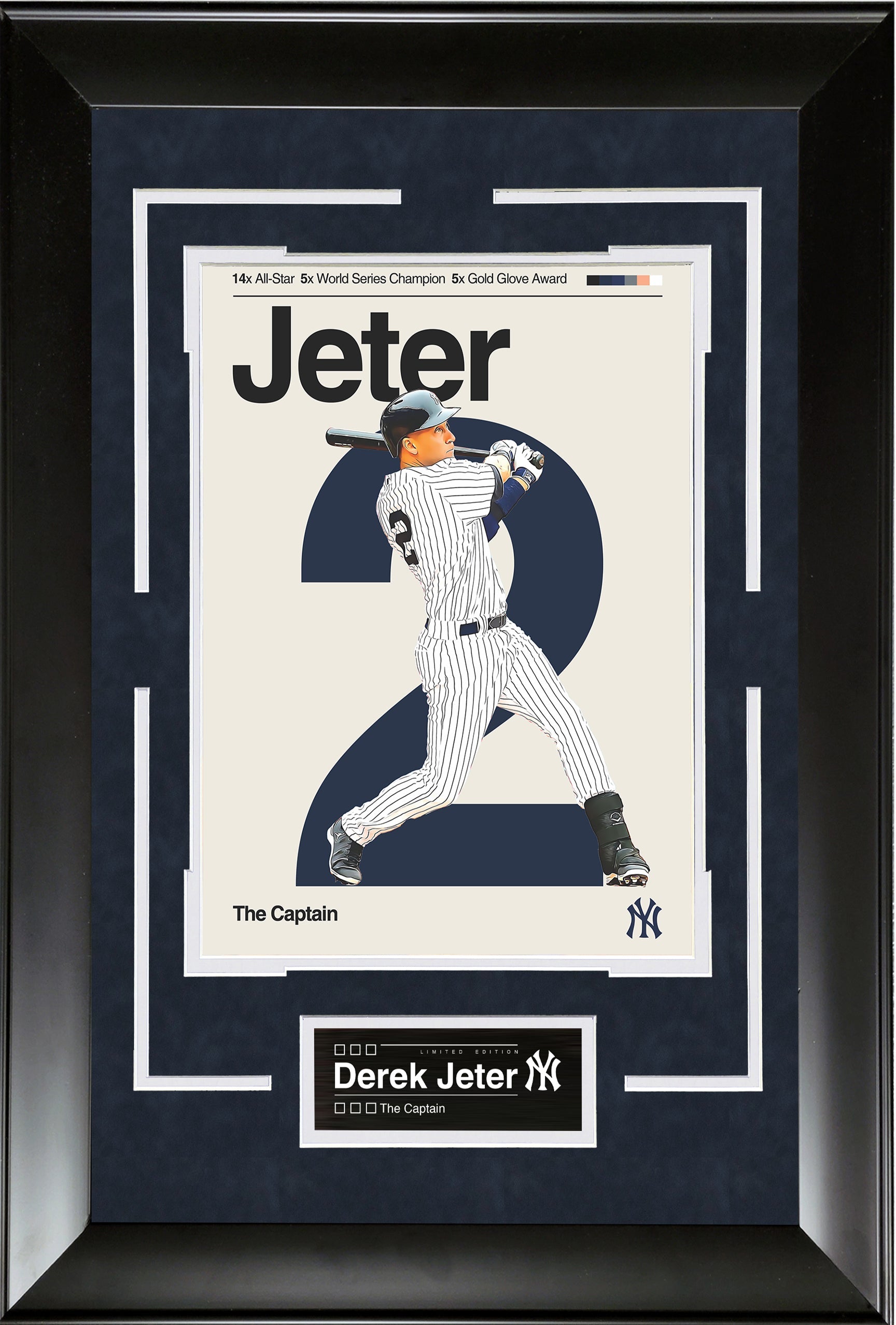 Derek Jeter Mid-Century Art