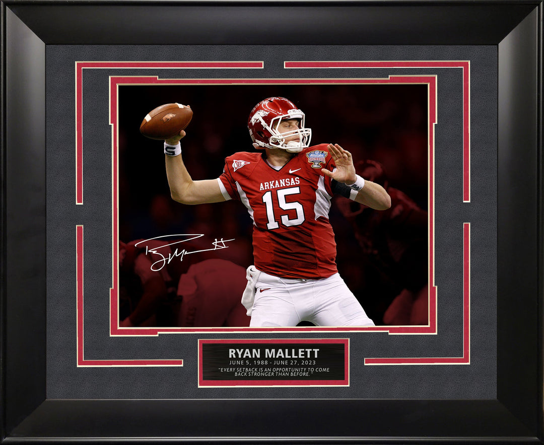 Ryan Mallett with Facsimile Signature