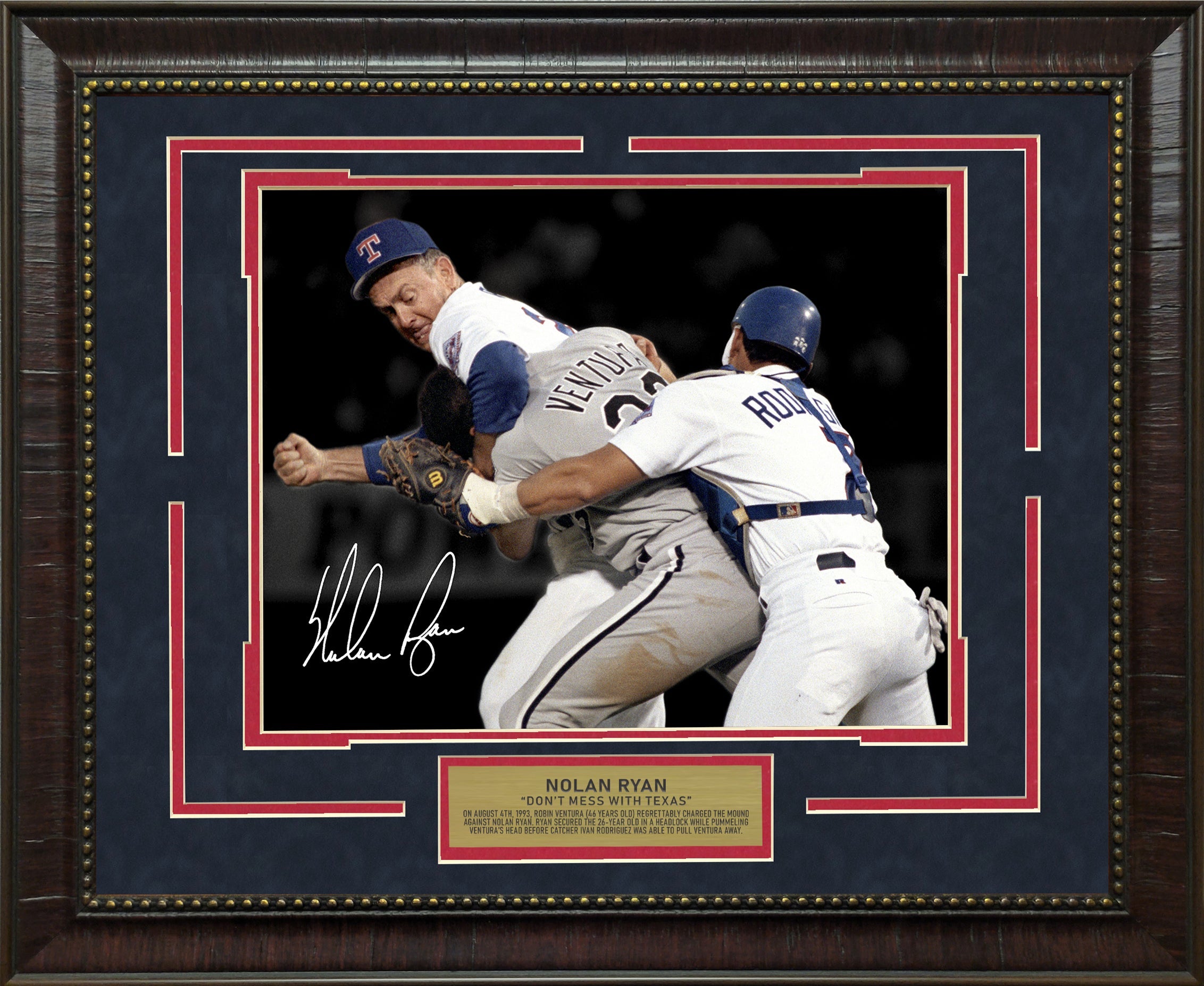 Nolan Ryan - Dont Mess With Texas with Facsimile Signature