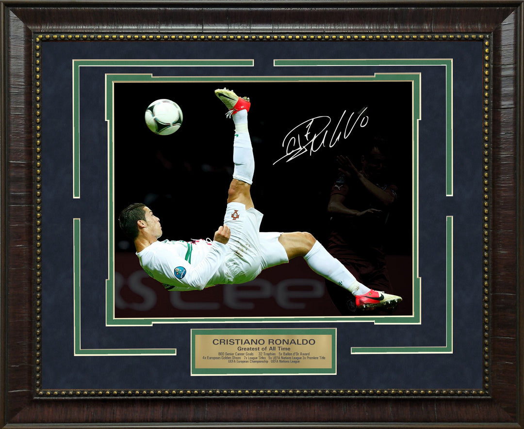 Cristiano Ronaldo - Spotlight with Facsimile Signature