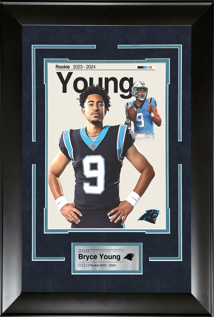 Bryce Young - Carolina Panthers - Rookie - Mid-Century Art