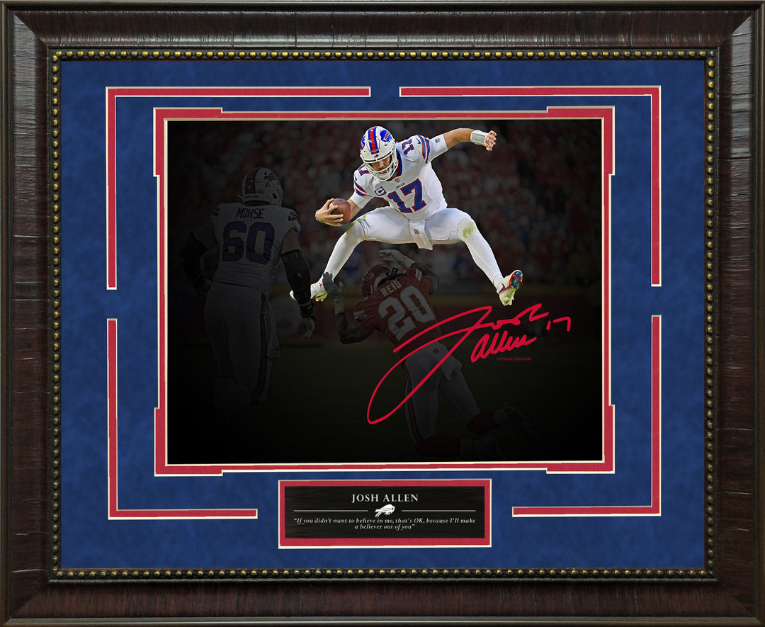 Josh Allen - Buffalo Bills Spotlight with Facsimile Signature