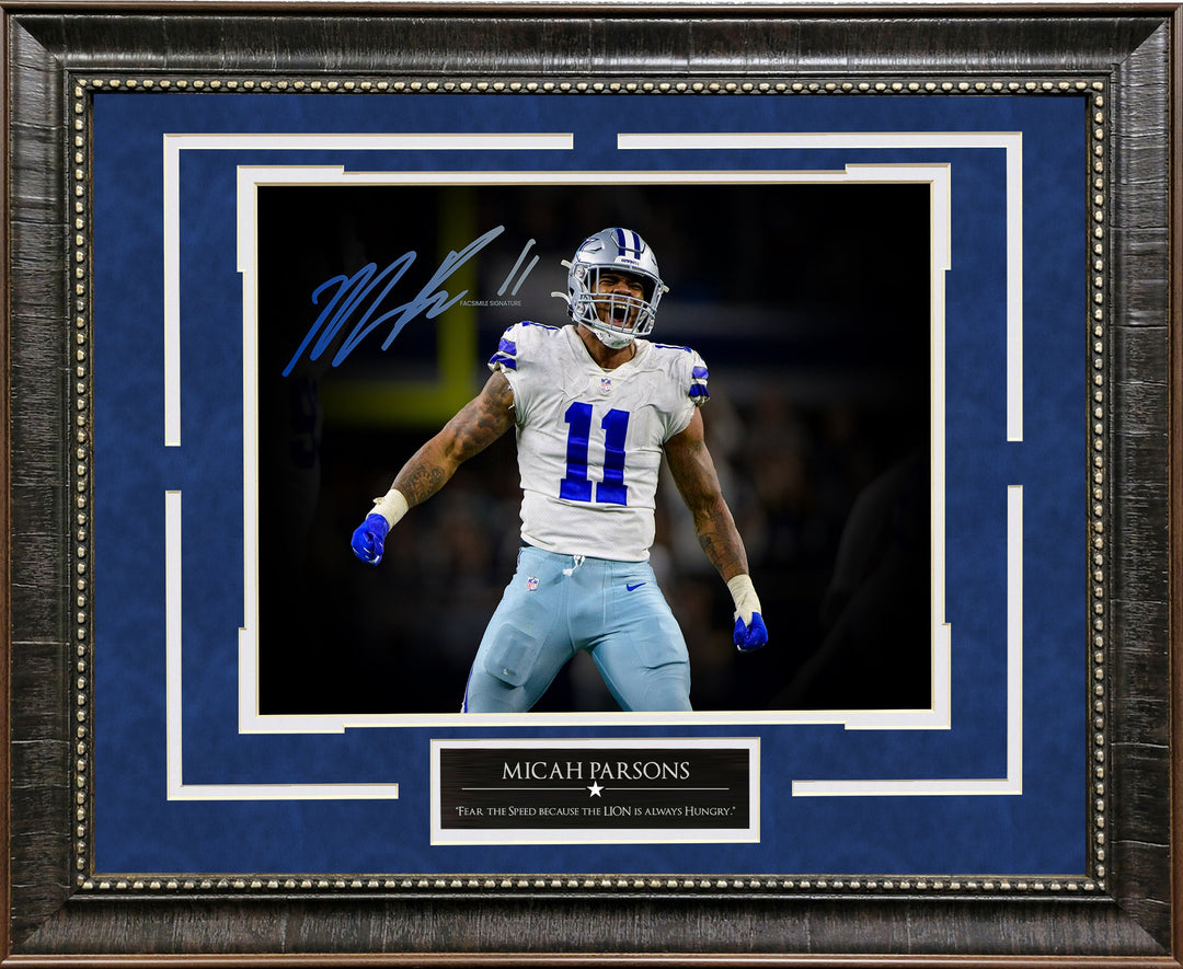 Micah Parsons - Dallas Cowboys Spotlight with Facsimile Signature