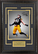 Load image into Gallery viewer, TJ Watt - Pittsburgh Steelers Spotlight with Facsimile Signature
