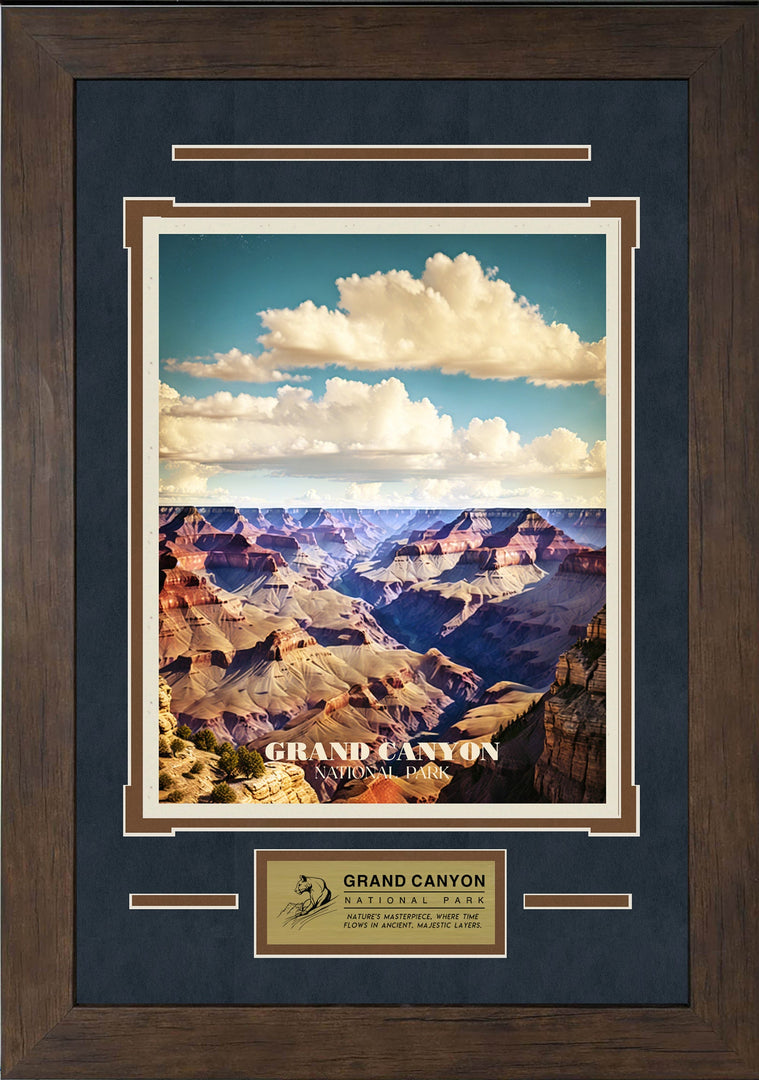 Grand Canyon National Park Vintage Art