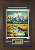 Load image into Gallery viewer, Grand Teton National Park Vintage Art