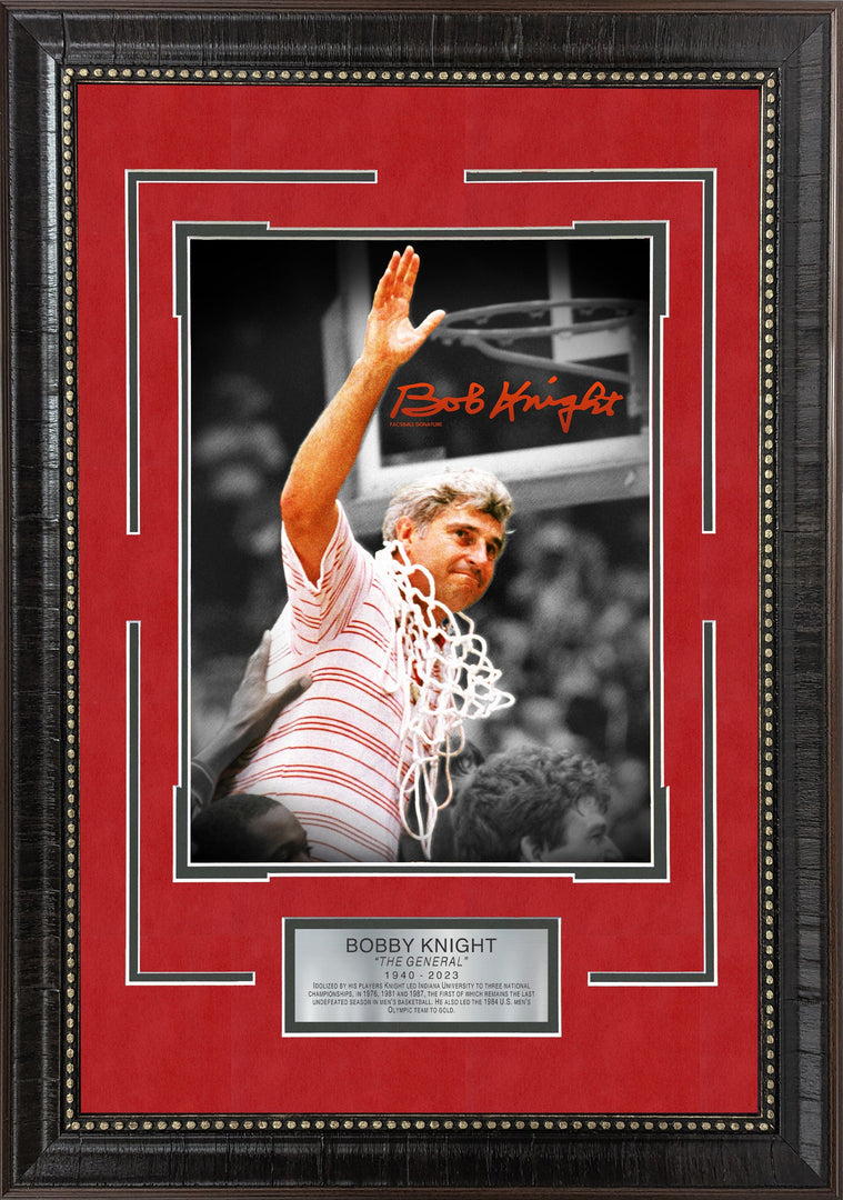 Bobby Knight - The General - Spotlight with Facsimile Signature