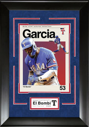 Adolis Garcia - Texas Rangers - Mid-Century Art