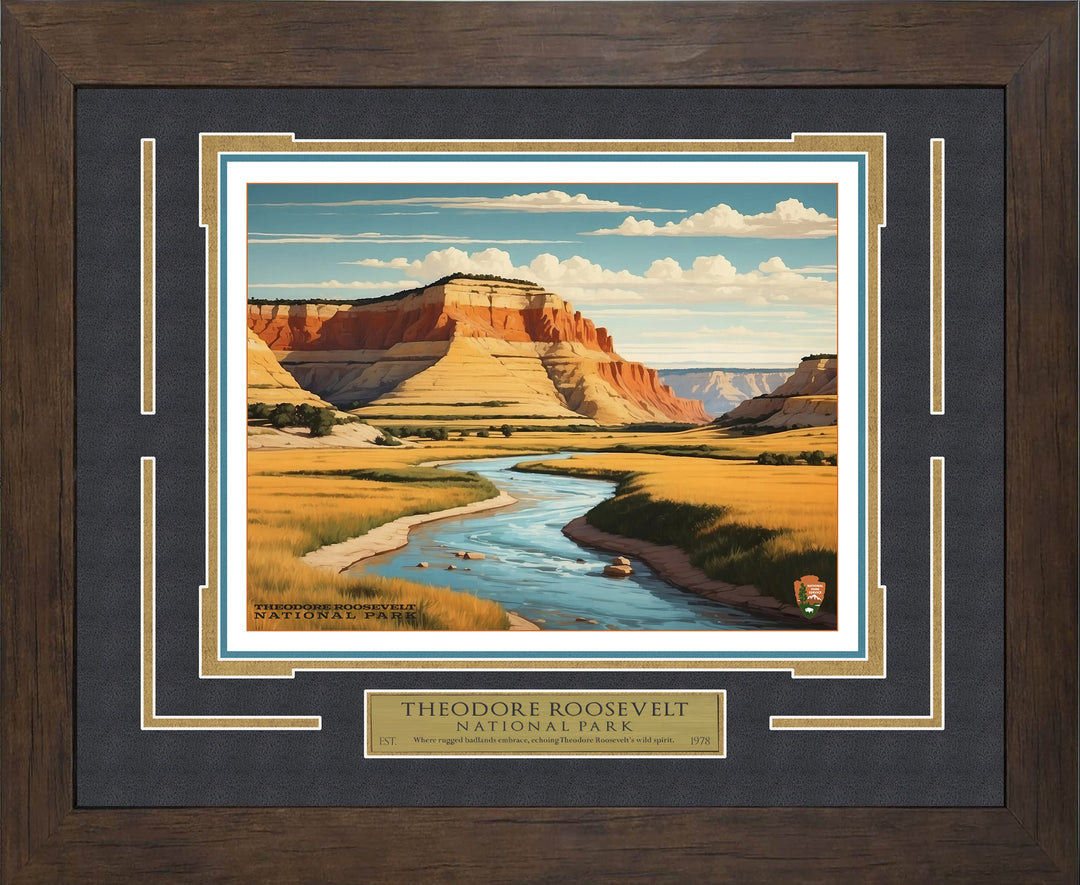 Theodore Roosevelt National Park Mid-Century Art