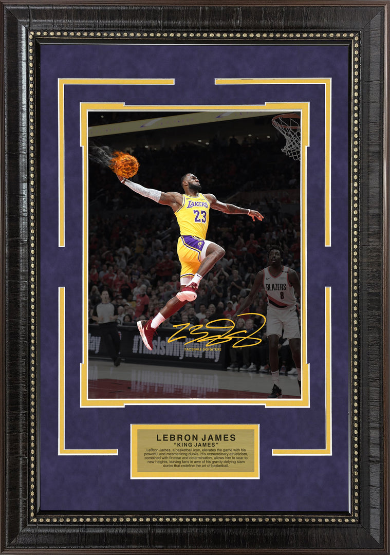 LeBron James - NBA JAM - Spotlight with Facsimile Signature